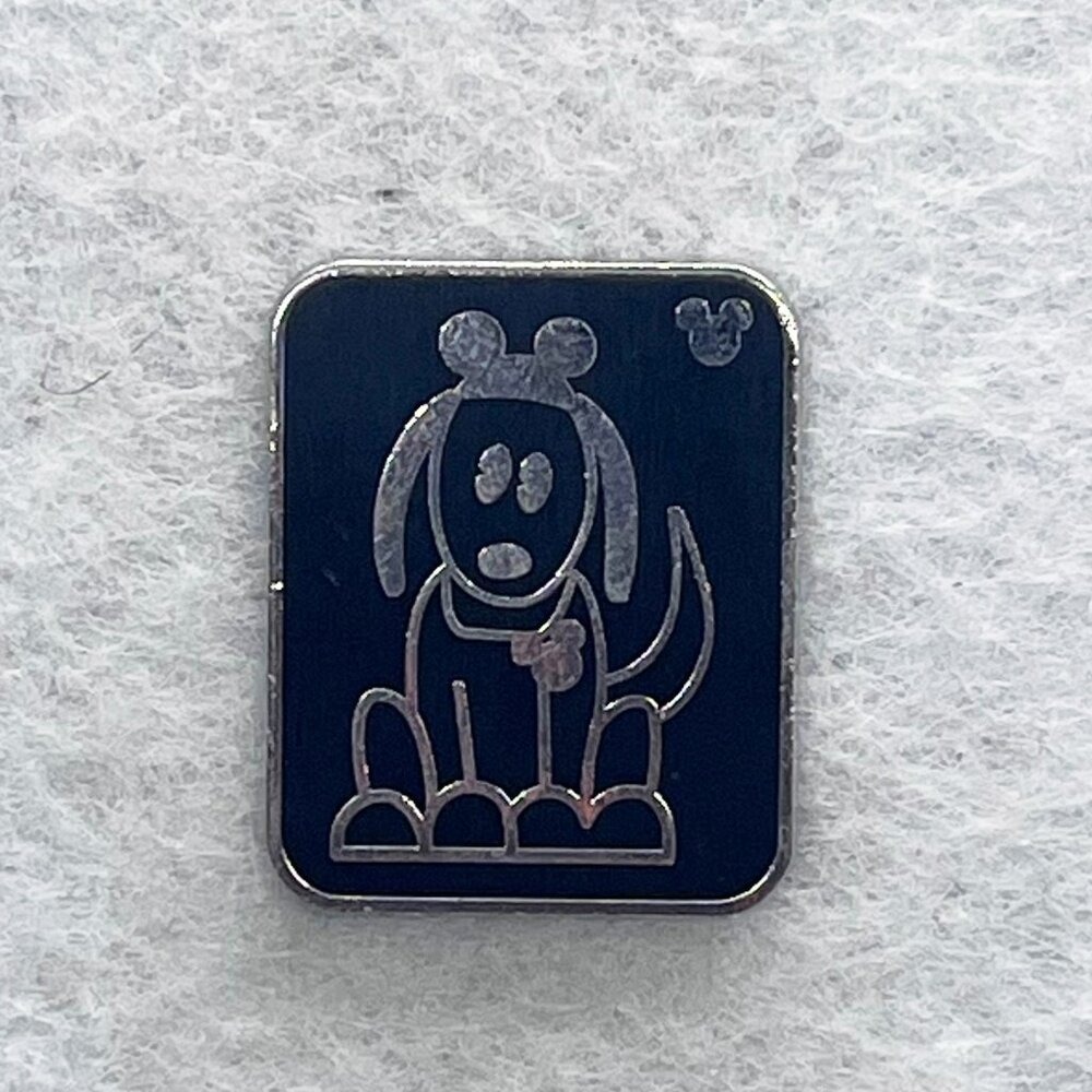 🔮 5/$25 Disney Stick People Dog With Mouse Ears Pin